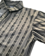 Embossed Stripe Polo - Image 3