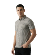 Embossed Stripe Polo - Image 2